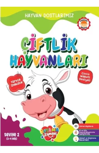 Hayvan Dostlarımız - Çiftlik Hayvanları Seviye 2  (3-4 Yaş)