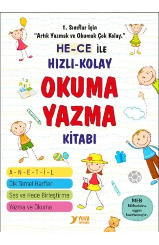 Hece ile Hızlı Kolay Okuma Yazma Kitabı