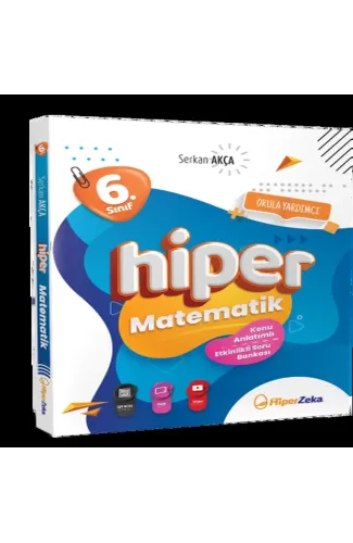 Hiper Zeka 6. Sınıf Hiper Matematik Konu Anlatımlı & Etkinlikli Soru