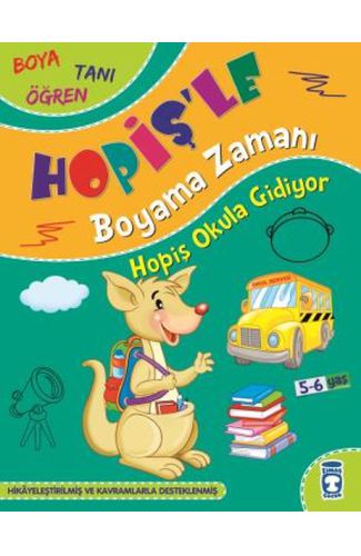 Hopiş Okula Gidiyor - Hopişle Boyama Zamanı