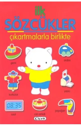 İlk Sözcükler - Çıkartmalarla Birlikte Kırmızı