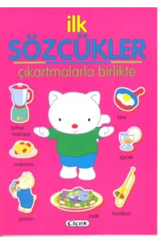 İlk Sözcükler - Çıkartmalarla Birlikte Pembe