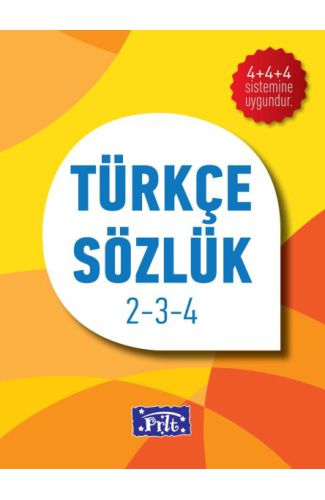 İlköğretim Türkçe Sözlük Karton Kapak 2-3-4