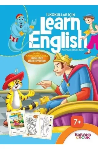 İlkokullar İçin Learn English - Mavi