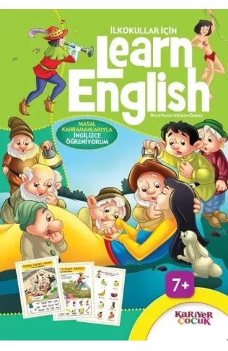 İlkokullar İçin Learn English - Yeşil