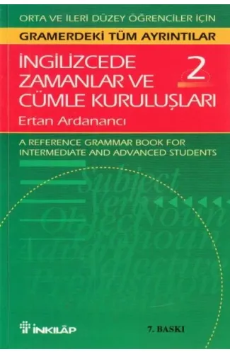 İngilizcede Zamanlar Ve Cümle Kuruluşları 2.Cilt