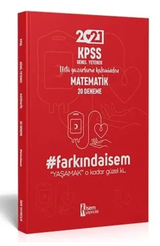 İsem 2021 Farkındaİsem KPSS Genel Yetenek Matematik 20 Deneme