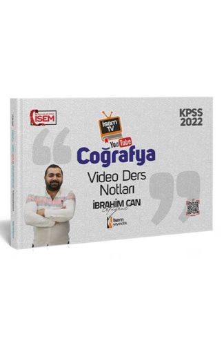 İsem Yayıncılık 2022 İsem TV KPSS Genel Kültür Coğrafya Video Ders Notu