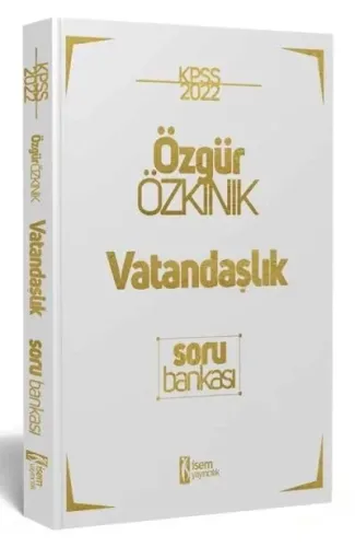 İsem Yayıncılık 2022 KPSS Vatandaşlık Soru Bankası