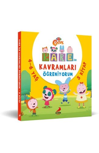 Kare ile Kavramları Öğreniyorum (5 kitap Takım)