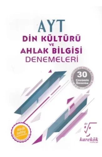 Karekök AYT Din Kültürü ve Ahlak Bilgisi Denemeleri (Yeni)