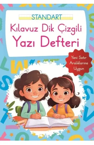 Kılavuz Dik Çizgili Yazı Defteri Küçük Boy - Mavi