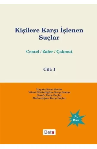 Kişilere Karşı İşlenen Suçlar 1