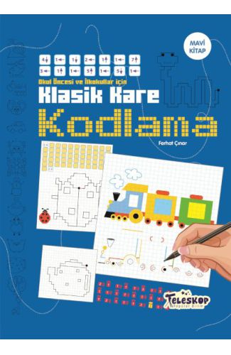 Klasik Kare Kodlama Mavi Kitap