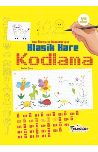 Klasik Kare Kodlama Sarı Kitap