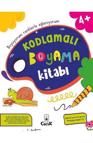 Kodlamalı Boyama Kitabı - 4+ Yaş