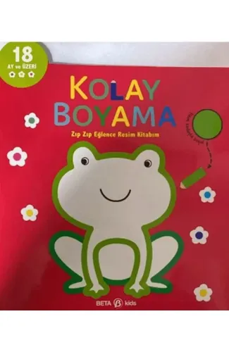 Kolay Boyama Zıp Zıp Eğlence Resim Kitabım