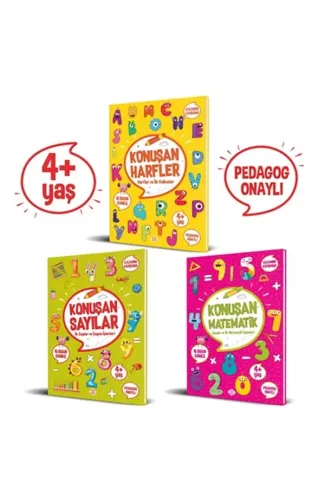 Konuşan Etkinlikler Serisi (4+ Yaş) (3 Kitap Takım)