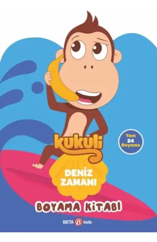 Kukuli Deniz Zamanı Boyama Kitabı