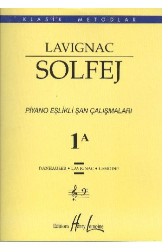 Lavignac 1A - Solfej Piyano Eşlikli Şan Çalışmaları