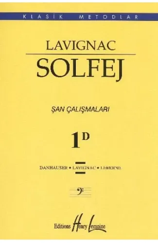 Lavignac Solfej 1D Şan Çalışmaları