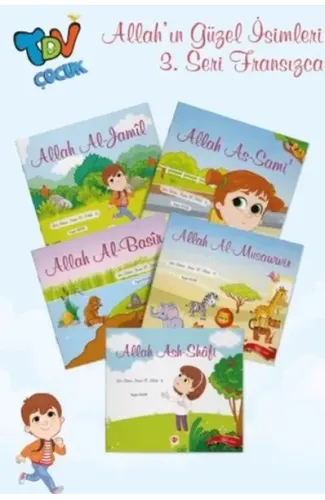 Les Beaux Noms D' Allah ( Allahın Güzel İsimleri 3 Set 5 Kitap )