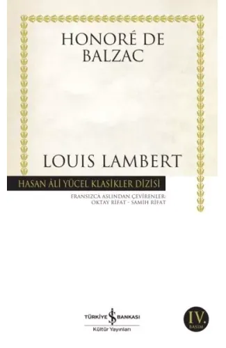 Louis Lambert - Hasan Ali Yücel Klasikleri