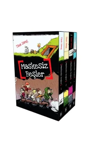 Maskesiz Beşler Serisi - Kutulu Set (4 Kitap)