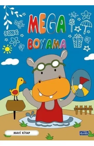 Mega Boyama Mavil Kitap