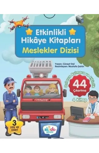 Meslekler Dizisi - Etkinlikli Hikaye Kitapları (4 Kitap Takım)