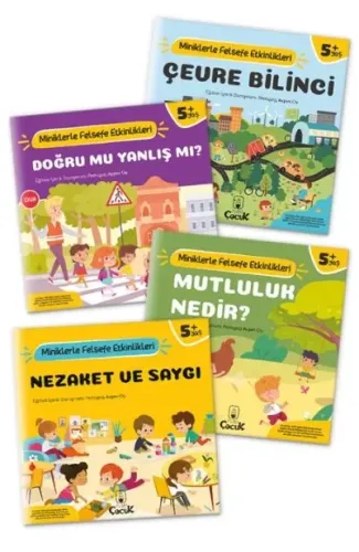 Miniklerle Felsefe Etkinlikleri Serisi (4 Kitap)