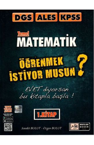 Mutlak Değer DGS ALES KPSS Temel Matematik Soru Bankası (1. Kitap)