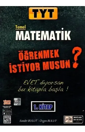 Mutlak Değer TYT Temel Matematik Video Çözümlü Soru Bankası 1. Kitap