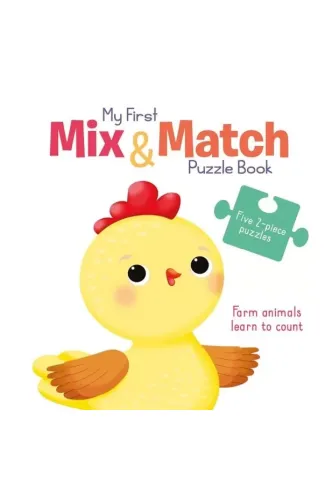 My First Mix & Match Puzzle Book: Farm Animals Learn to Count