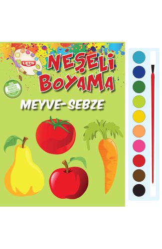 Neşeli Boyama - Meyve-Sebze