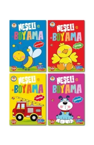 Neşeli Boyama 10 Set +1 Set (44 Kitap)