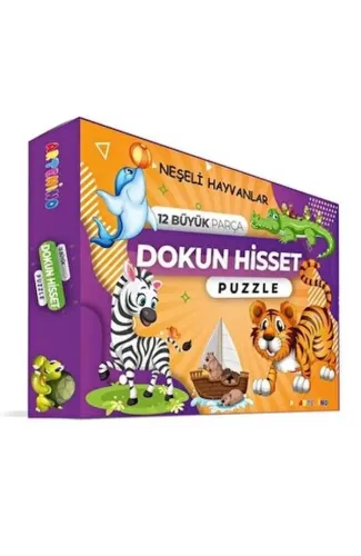 Neşeli Hayvanlar - Dokun Ve Hisset Puzzle