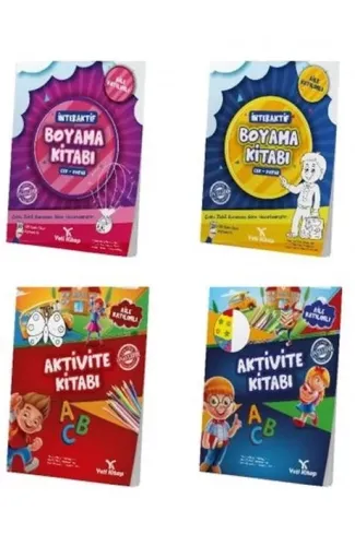 Okul Öncesi Aktivite Seti 4-6 Yaş (4 Kitap)