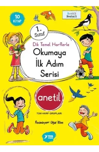 Okumaya İlk Adım Serisi Anetil Düz Yazı (10 Kitap)