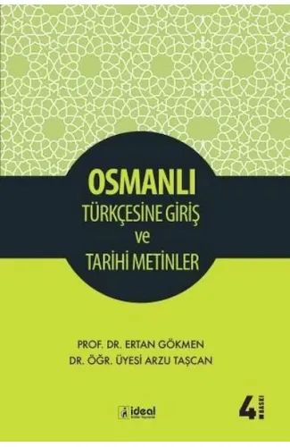 Osmanlı Türkçesine Giriş Ve Tarihi Metinler