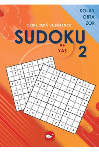 Oyun, Zeka ve Eğlence: Sudoku 2 Kolay, Orta, Zor (9+ Yaş)