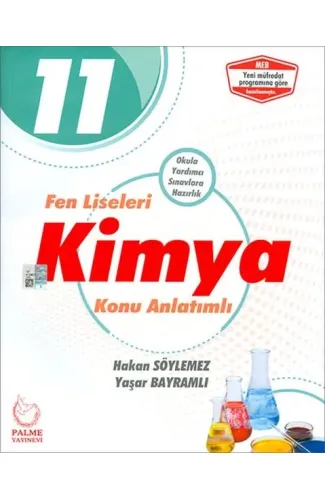 Palme 11.Sınıf Fen Liseleri Kimya Konu Anlatımlı (Yeni)