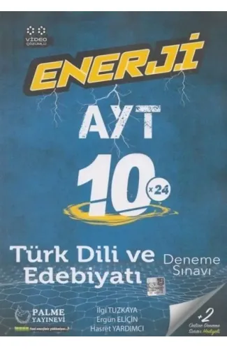 Palme AYT Türk Dili ve Edebiyatı Enerji 10x24 Deneme Sınavı