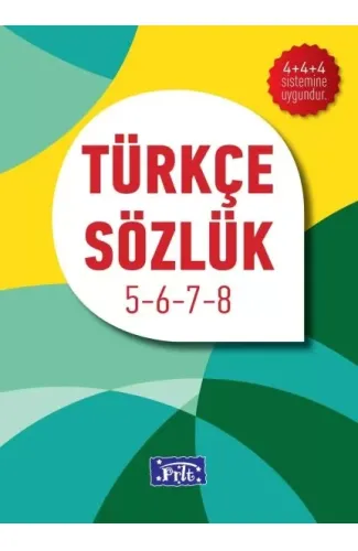 Parıltı İlköğretim Türkçe Sözlük 5-6-7-8