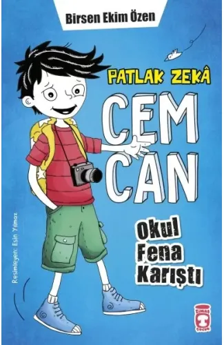 Patlak Zekâ Cemcan - Okul Fena Karıştı (Fleksi Cilt)