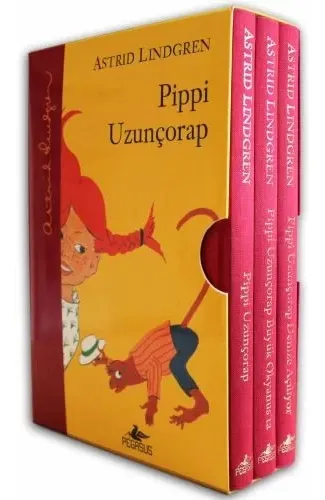 Pippi Uzunçorap Serisi Kutulu Özel Set (3 Kitap - Ciltli)