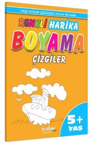 Renkli Harika Boyama Çizgiler (5+Yaş)