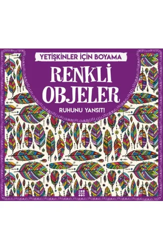 Renkli Objeler - Yetişkinler İçin Boyama