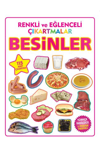 Renkli ve Eğlenceli Çıkartmalar Besinler