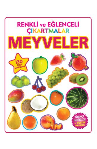 Renkli ve Eğlenceli Çıkartmalar Meyveler